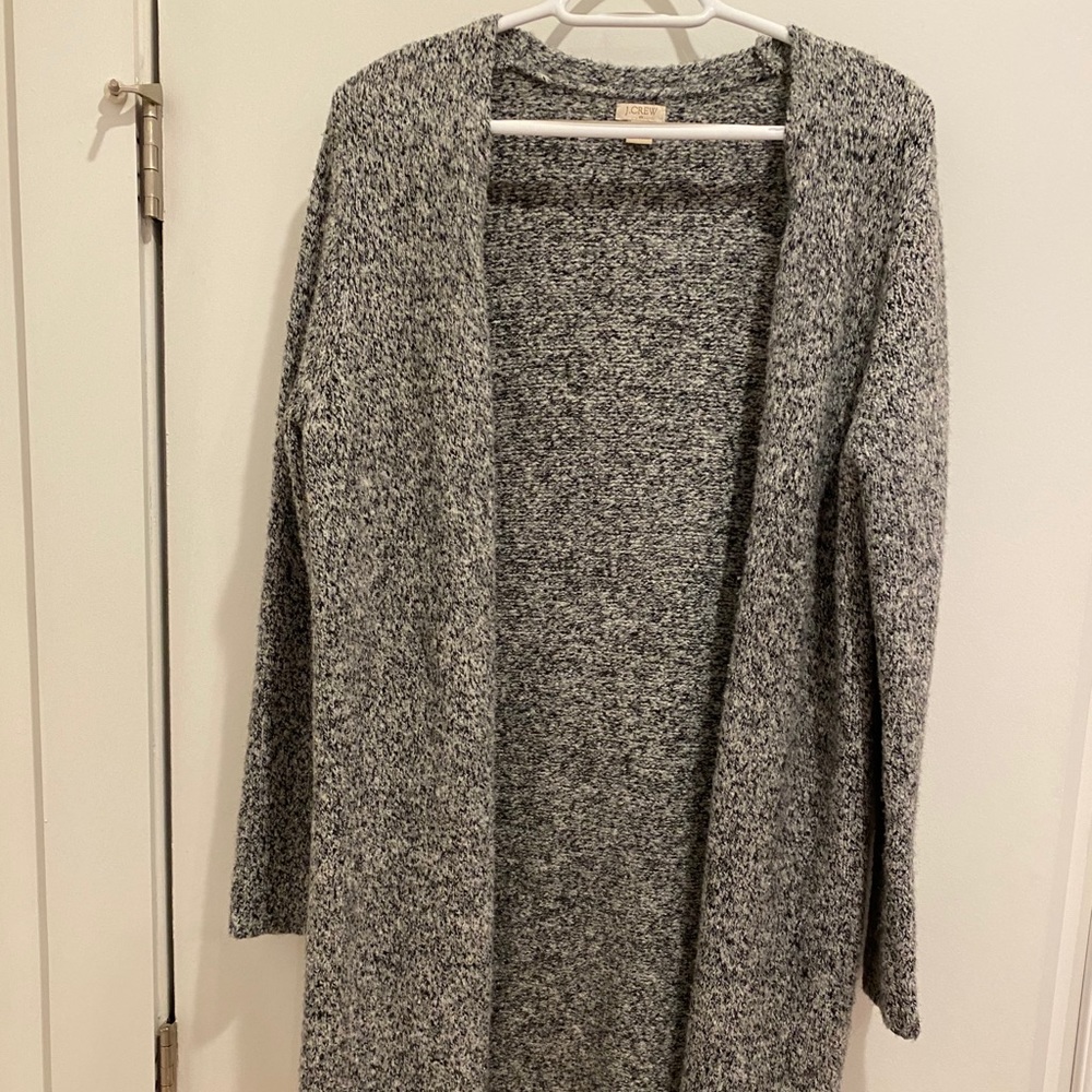 Jcrew gray duster cardigan